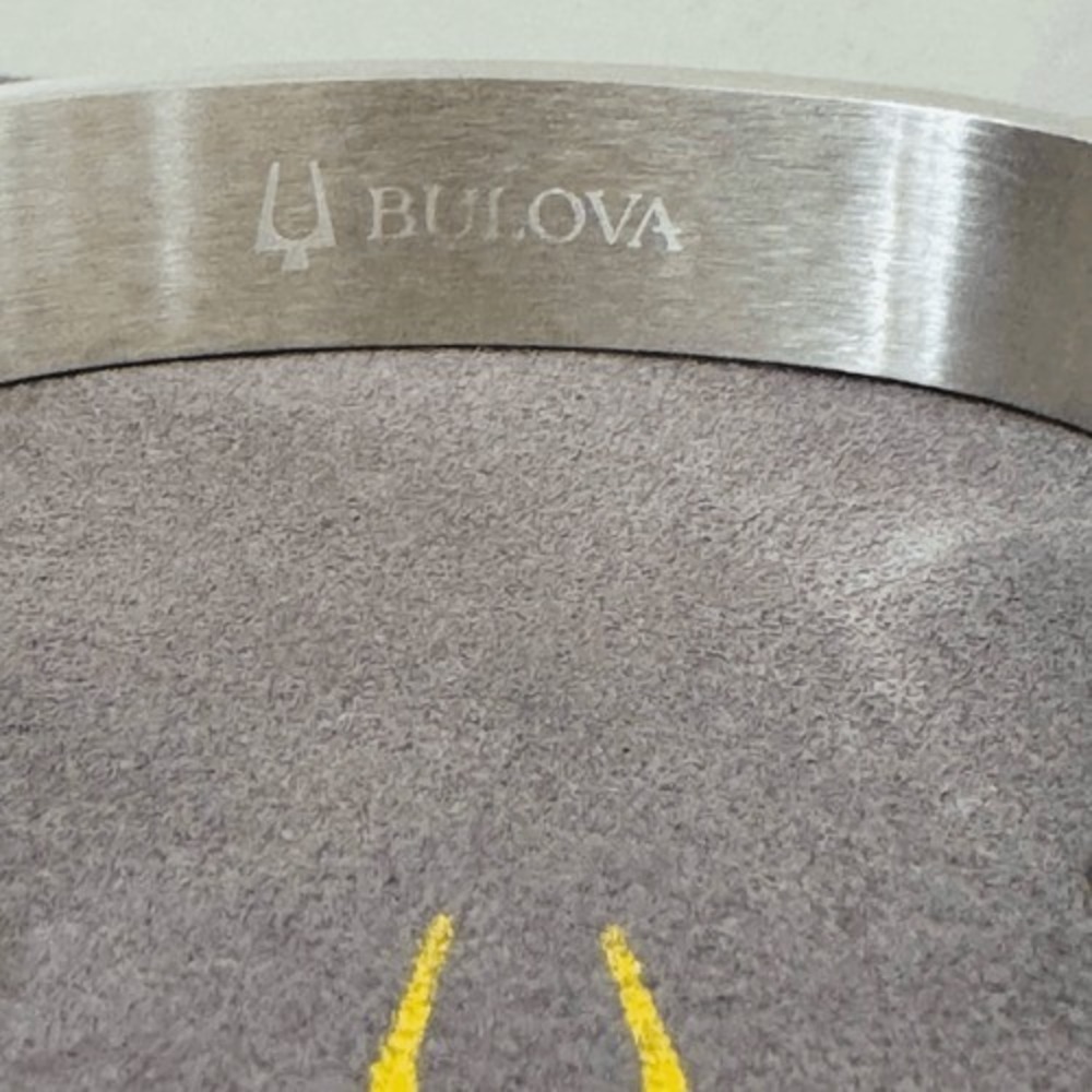 Bulova Precisionist Open Cuff Bracelet, Knurled Texture Design, Silver, NWT - Picture 13 of 16